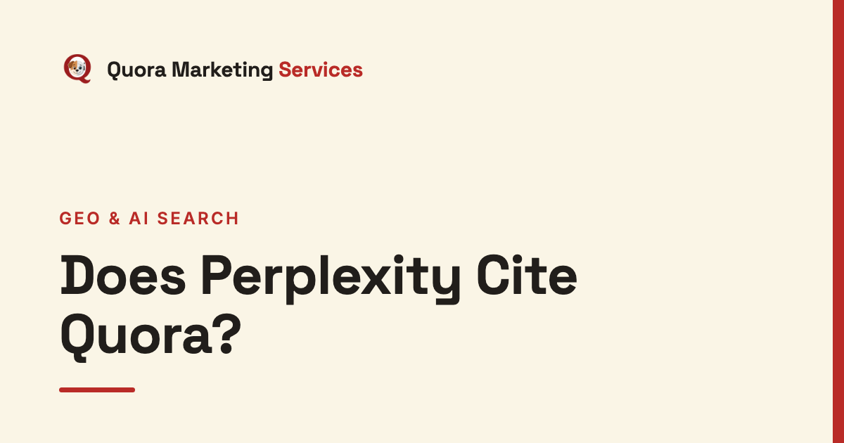 Does Perplexity Cite Quora?