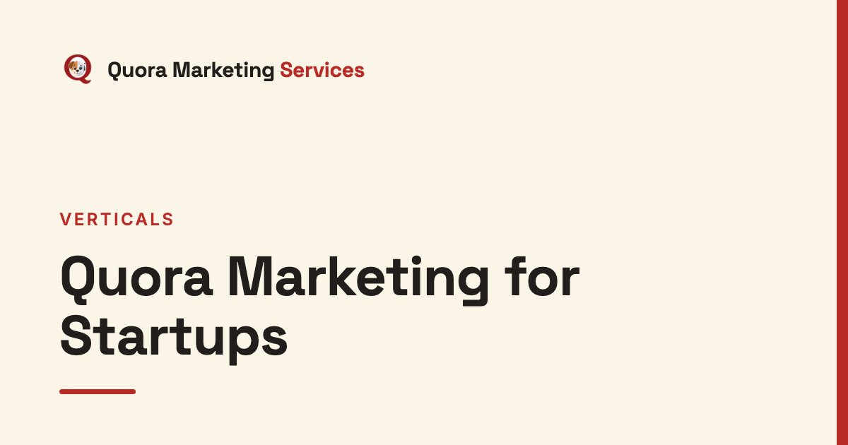 Quora Marketing for Startups